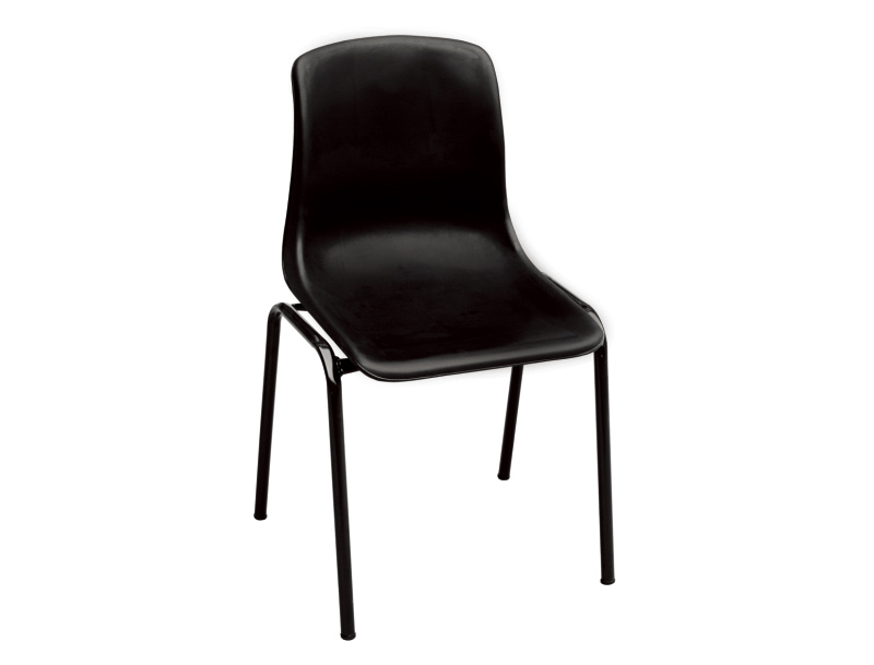 Anti static 4 steel plastic chair
